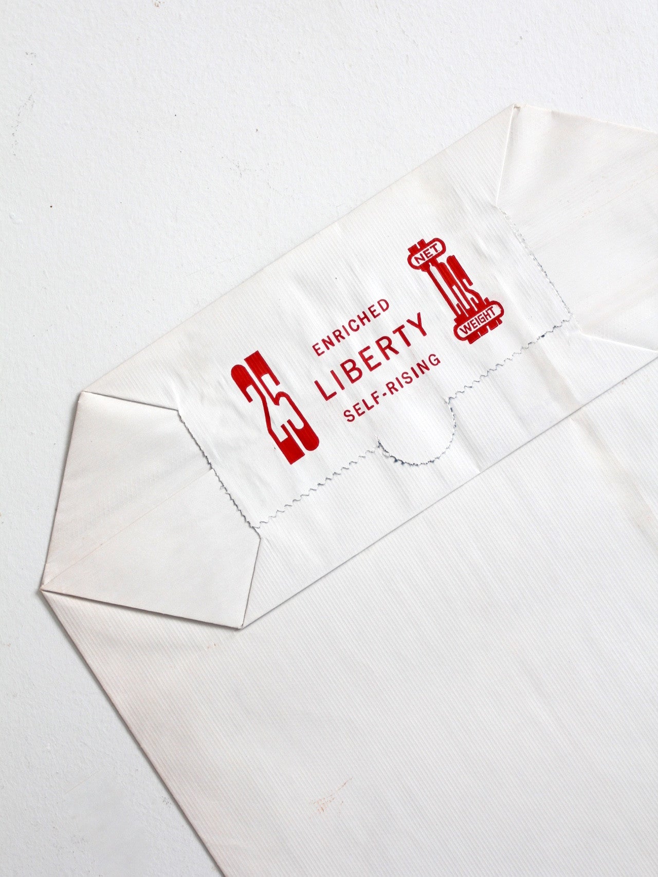 vintage Liberty Flour 25 lb paper bag