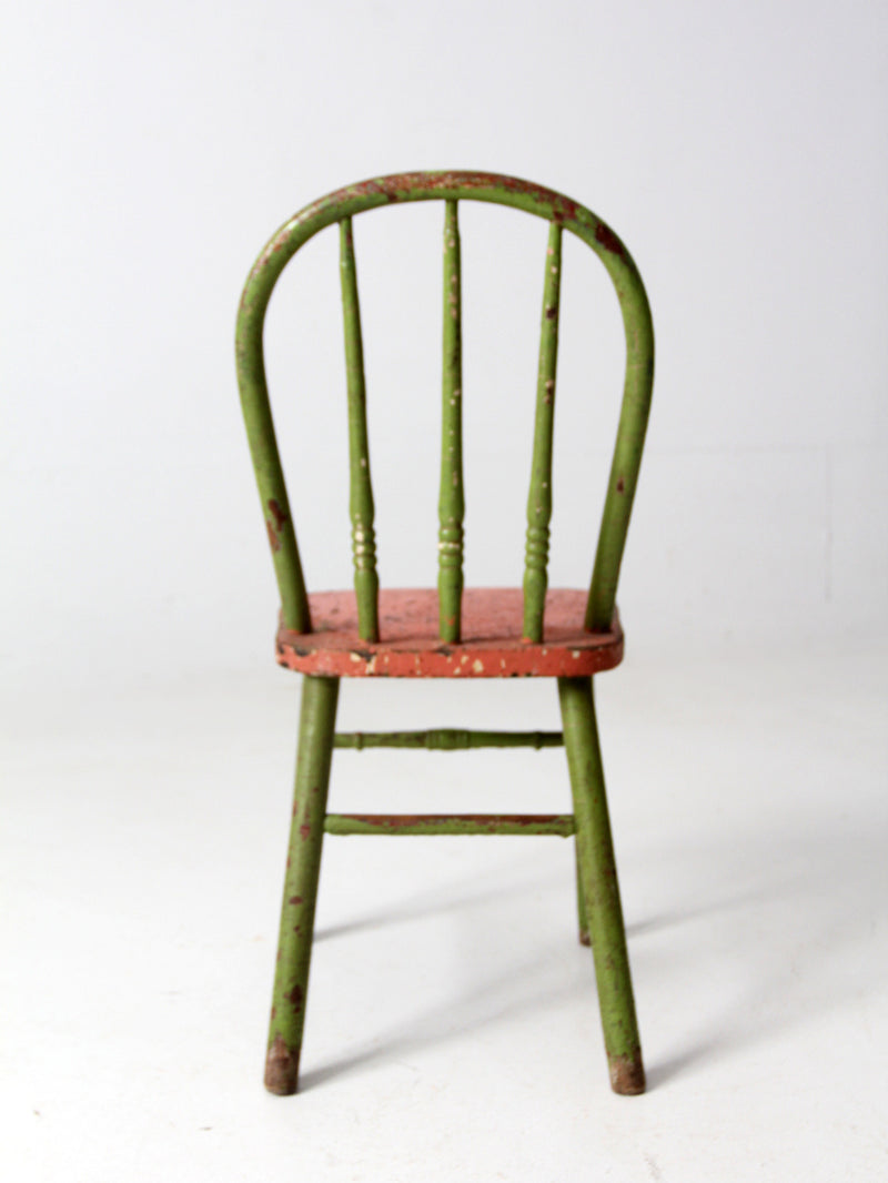 vintage painted children's chair