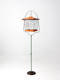 mid-century bird cage