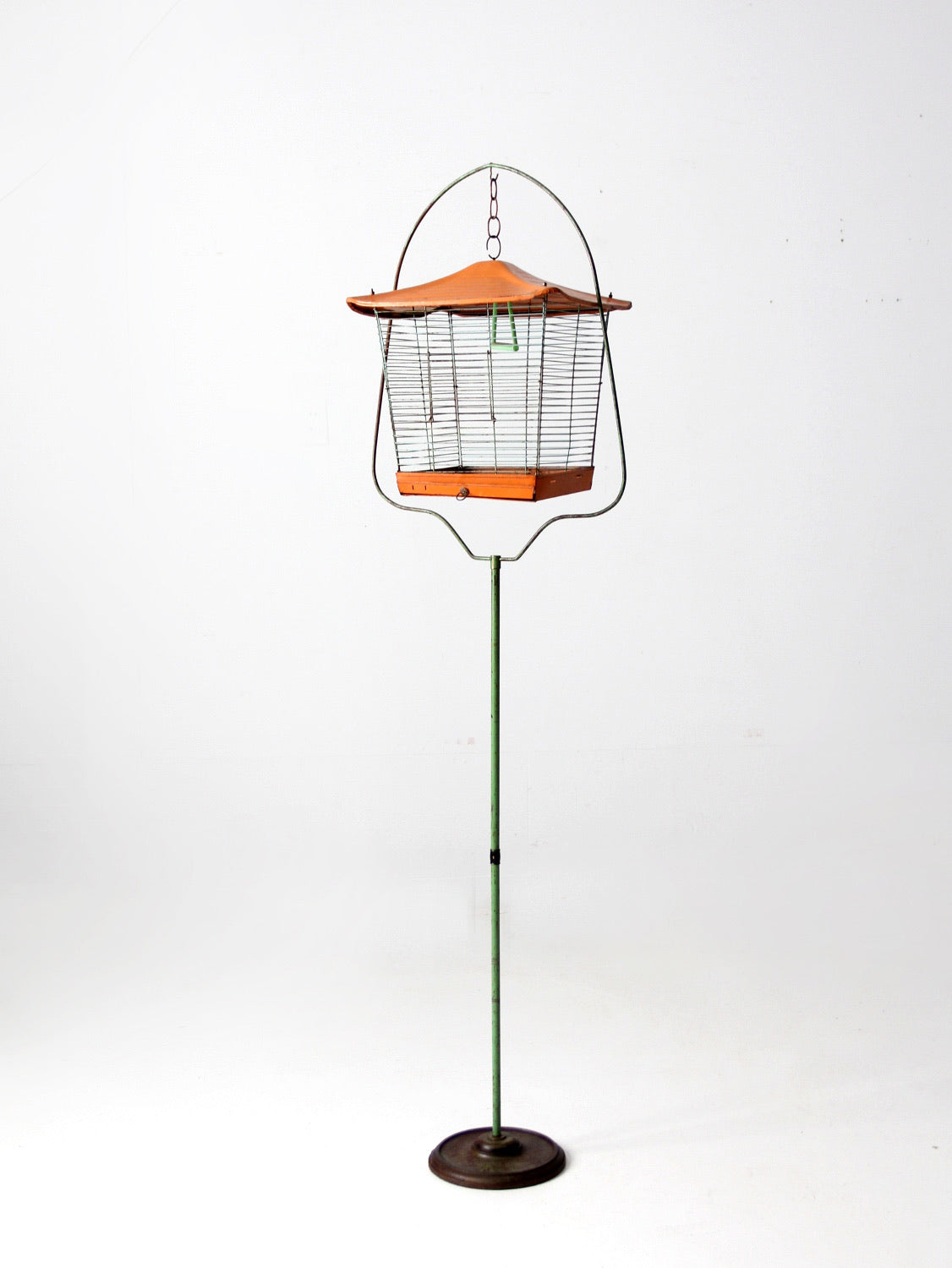 mid-century bird cage