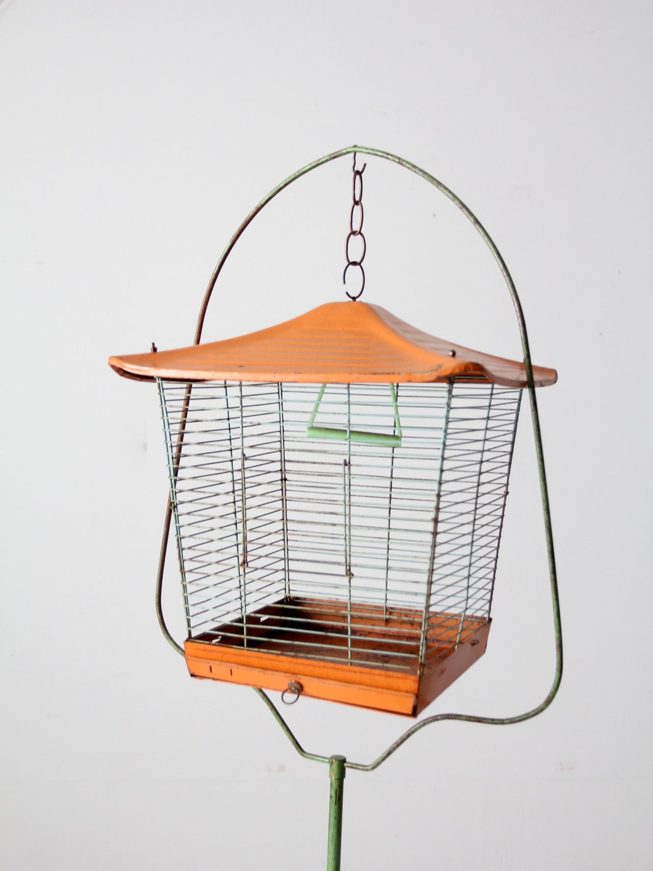 mid-century bird cage