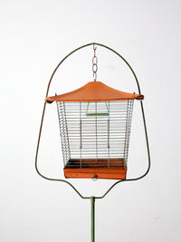mid-century bird cage