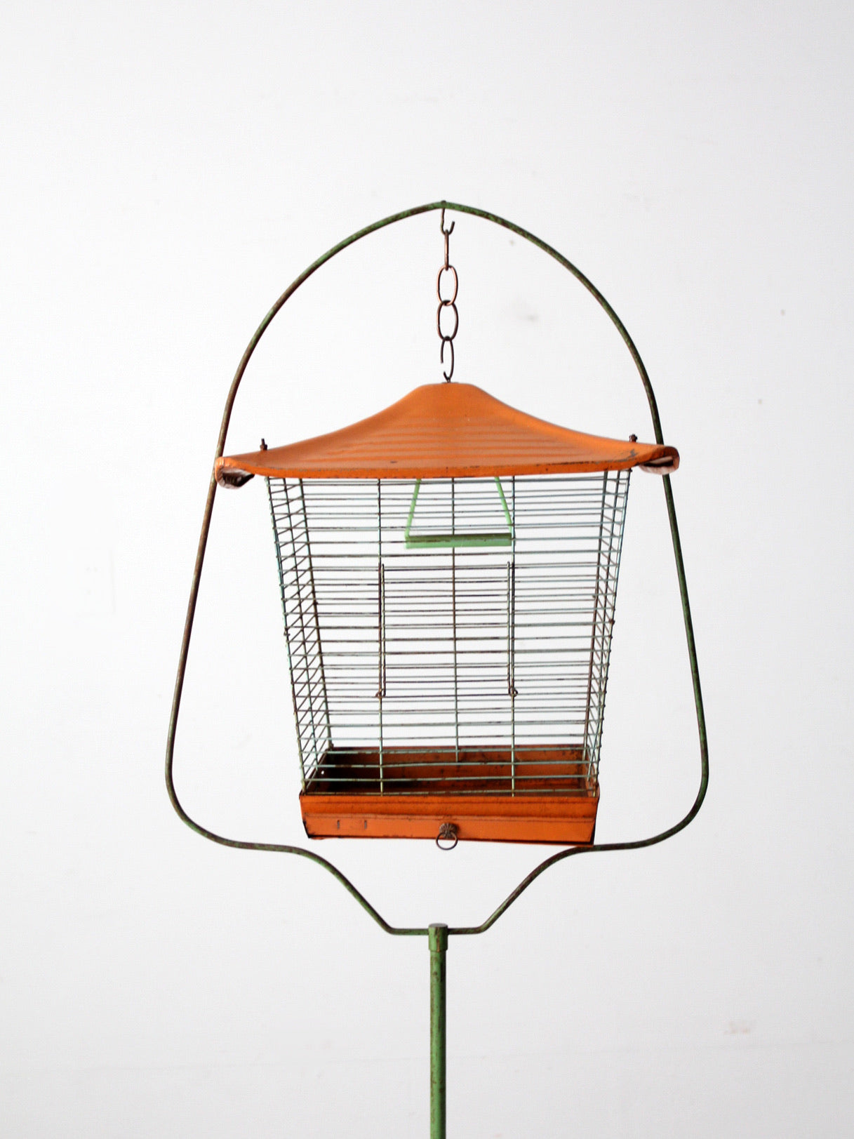 mid-century bird cage