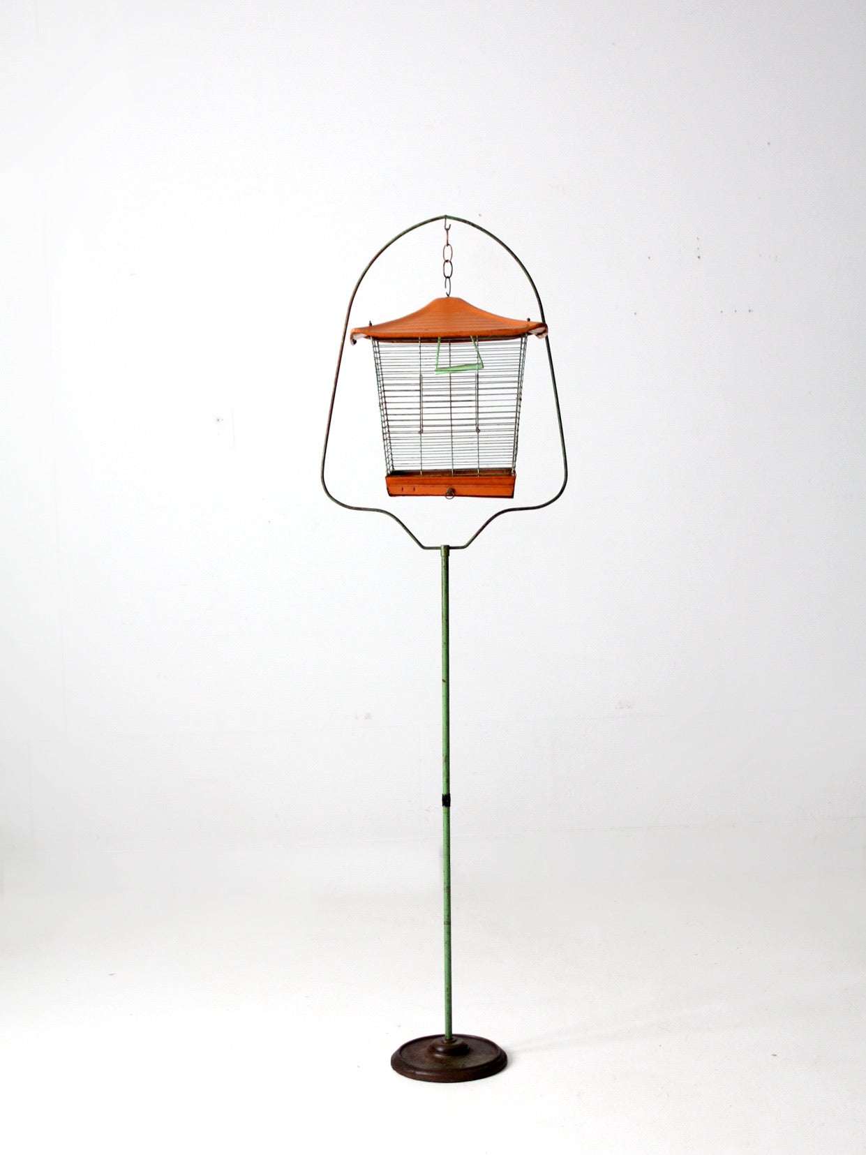 mid-century bird cage