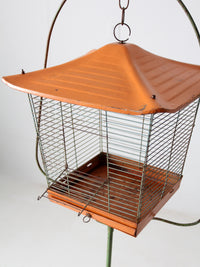 mid-century bird cage