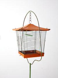 mid-century bird cage