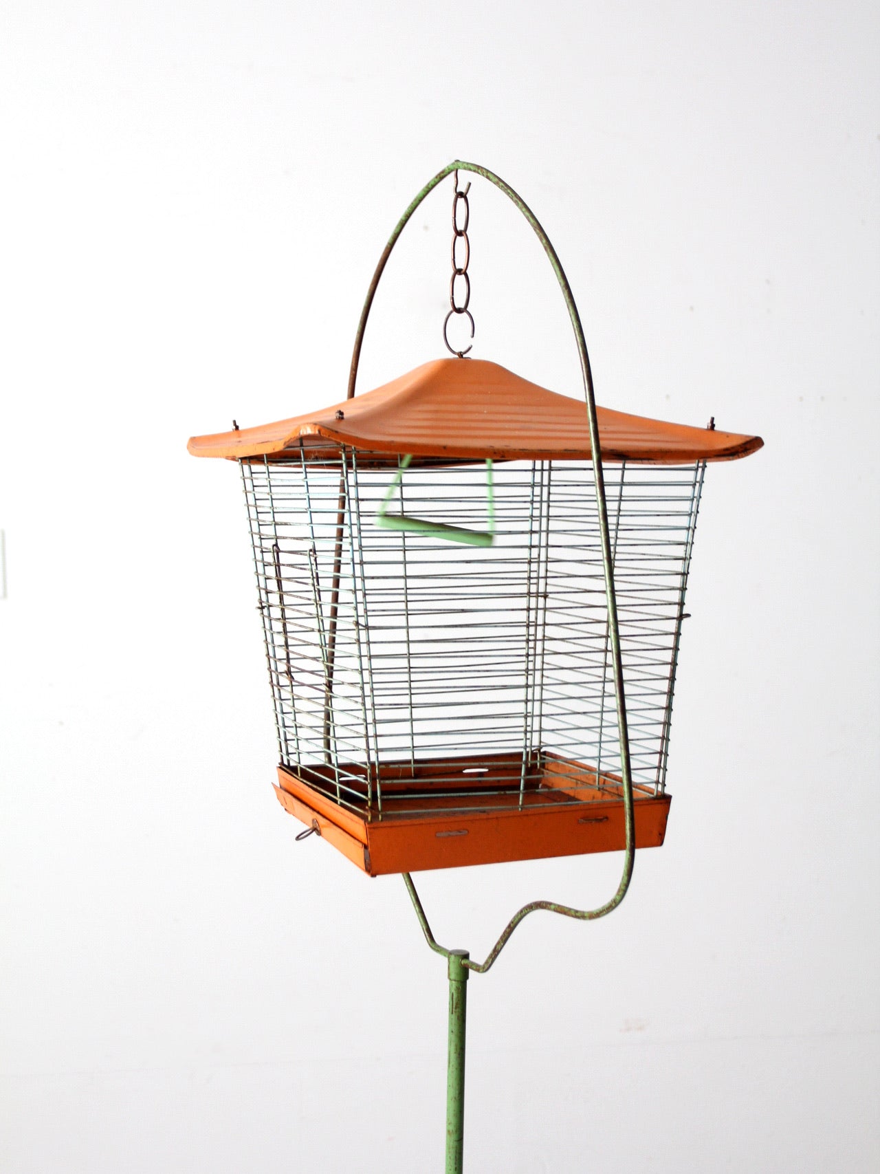 mid-century bird cage