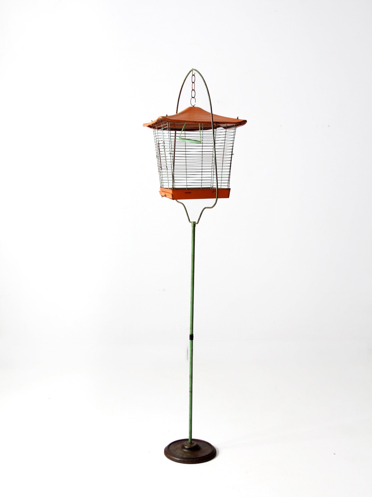 mid-century bird cage