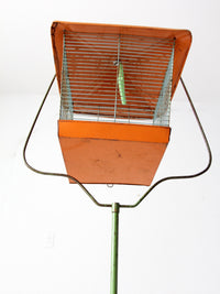 mid-century bird cage