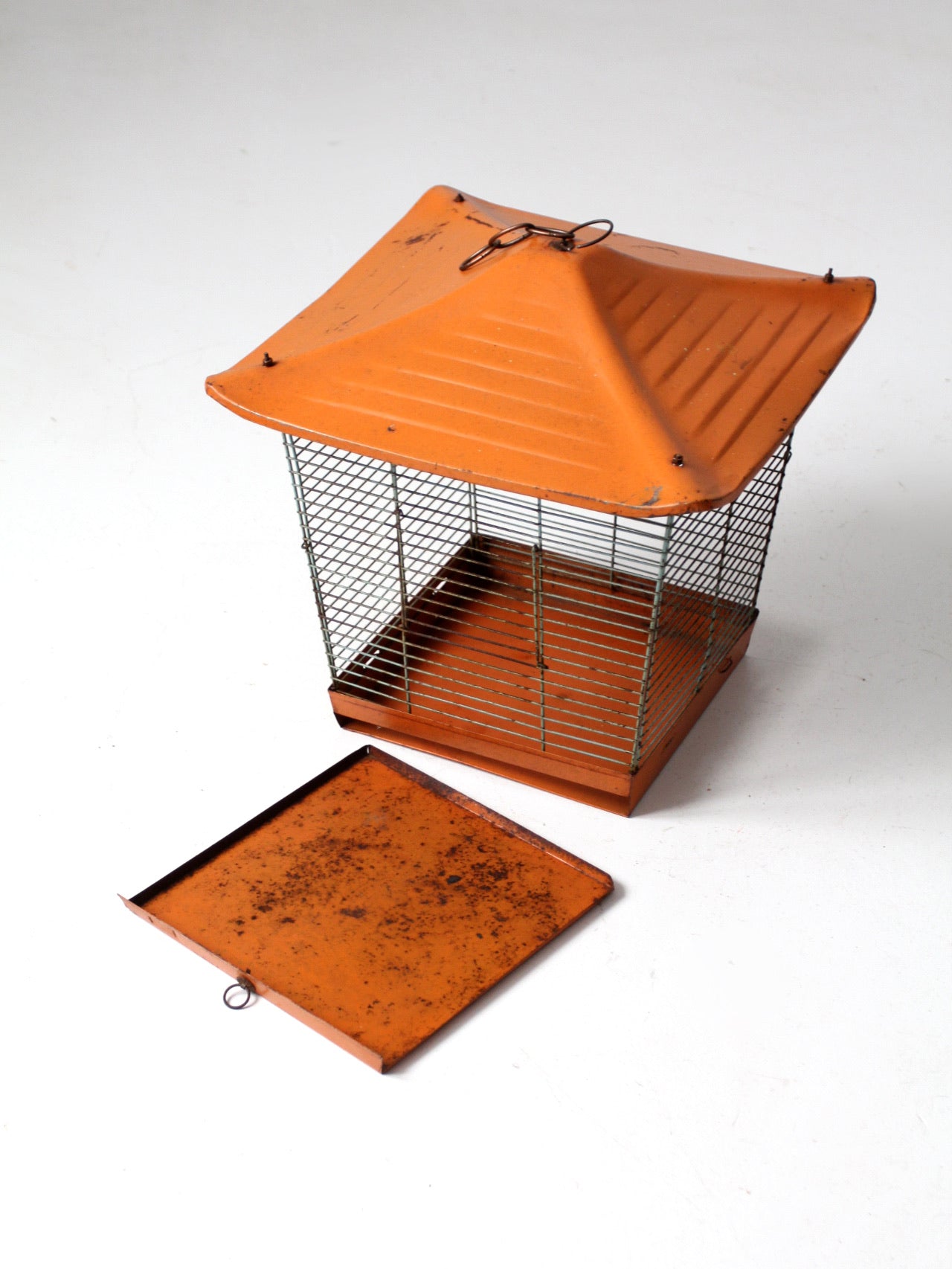 mid-century bird cage