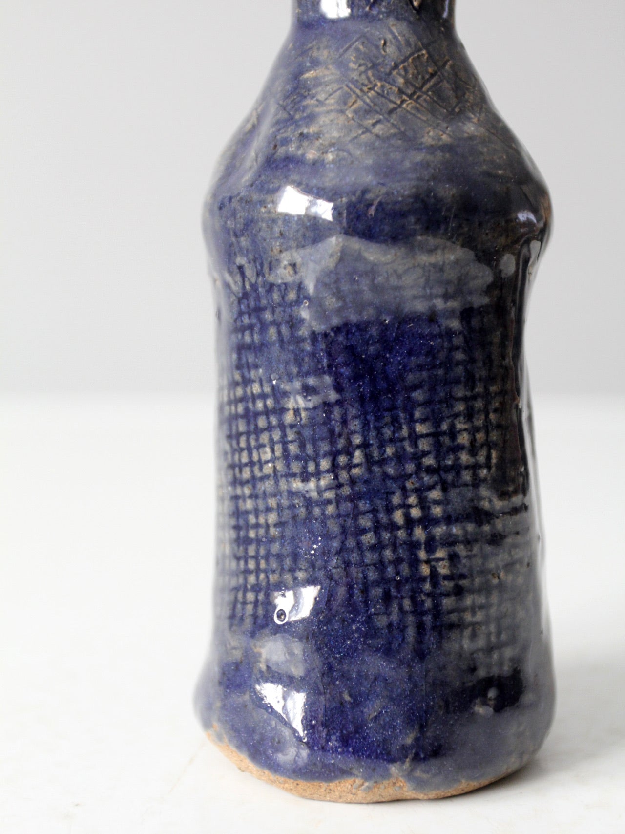 vintage studio pottery bottle