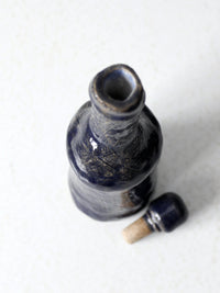 vintage studio pottery bottle