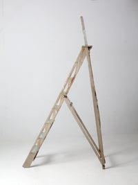 antique wooden ladder