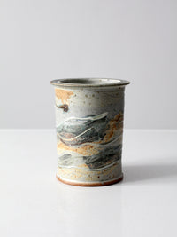 vintage studio pottery vase