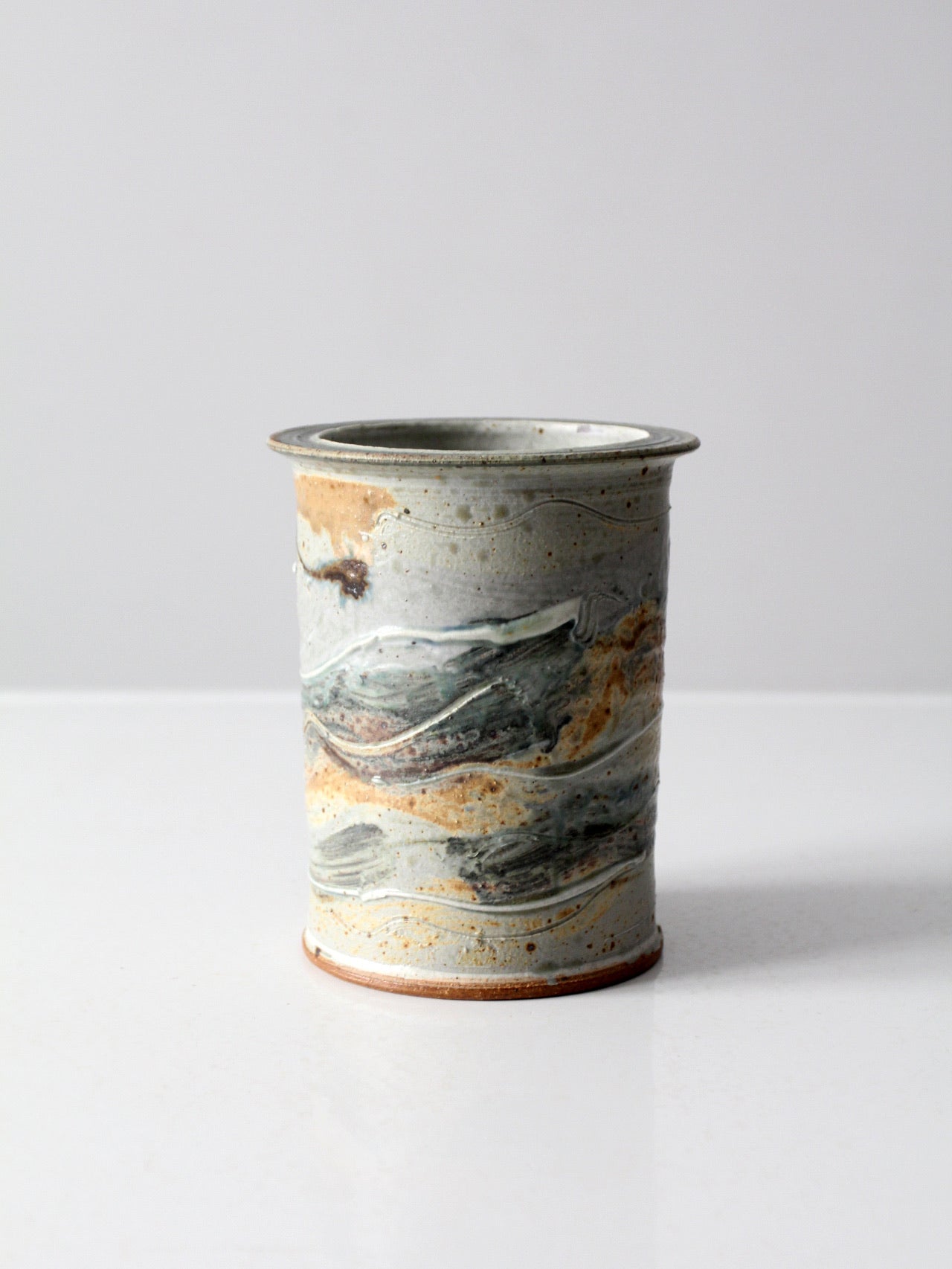 vintage studio pottery vase