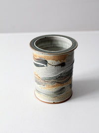 vintage studio pottery vase