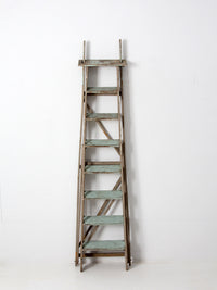 antique wooden ladder