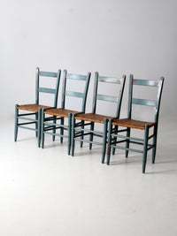 antique woven seat chairs set of 4