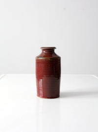 vintage studio pottery vase