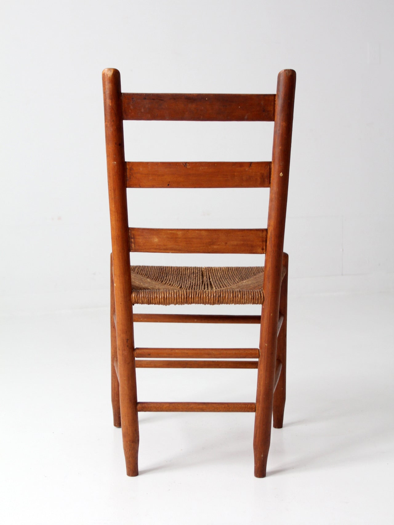 antique rush seat chair