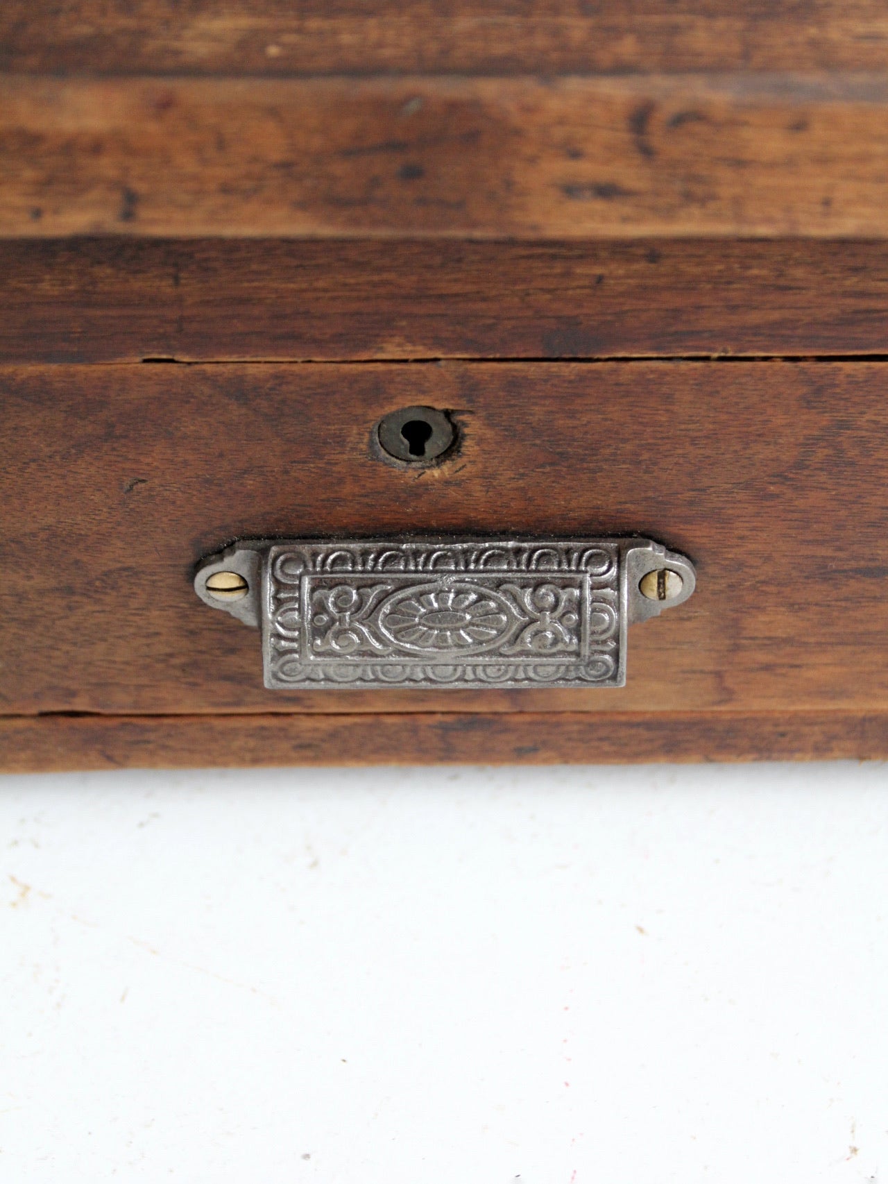 antique train station desktop drawer and file cabinet