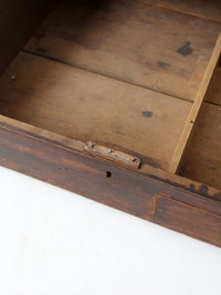 antique train station desktop drawer and file cabinet