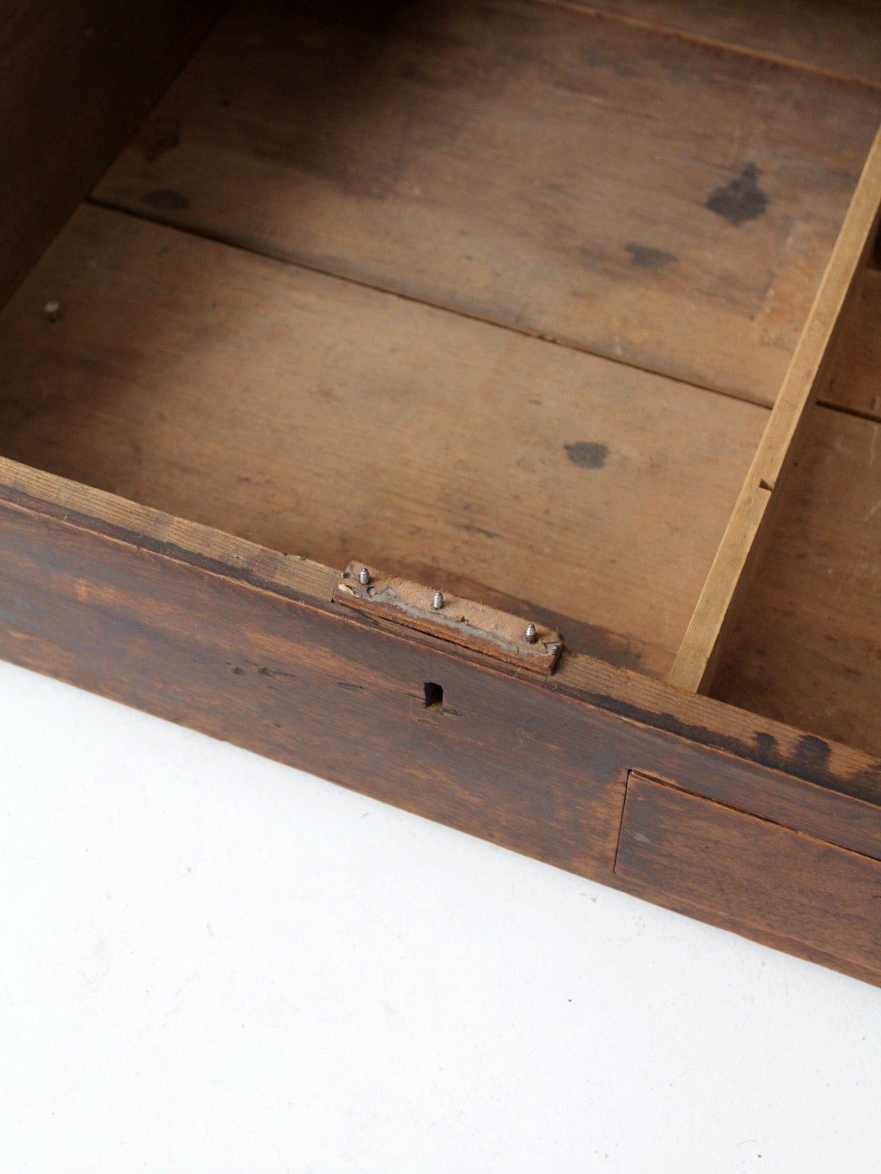 antique train station desktop drawer and file cabinet