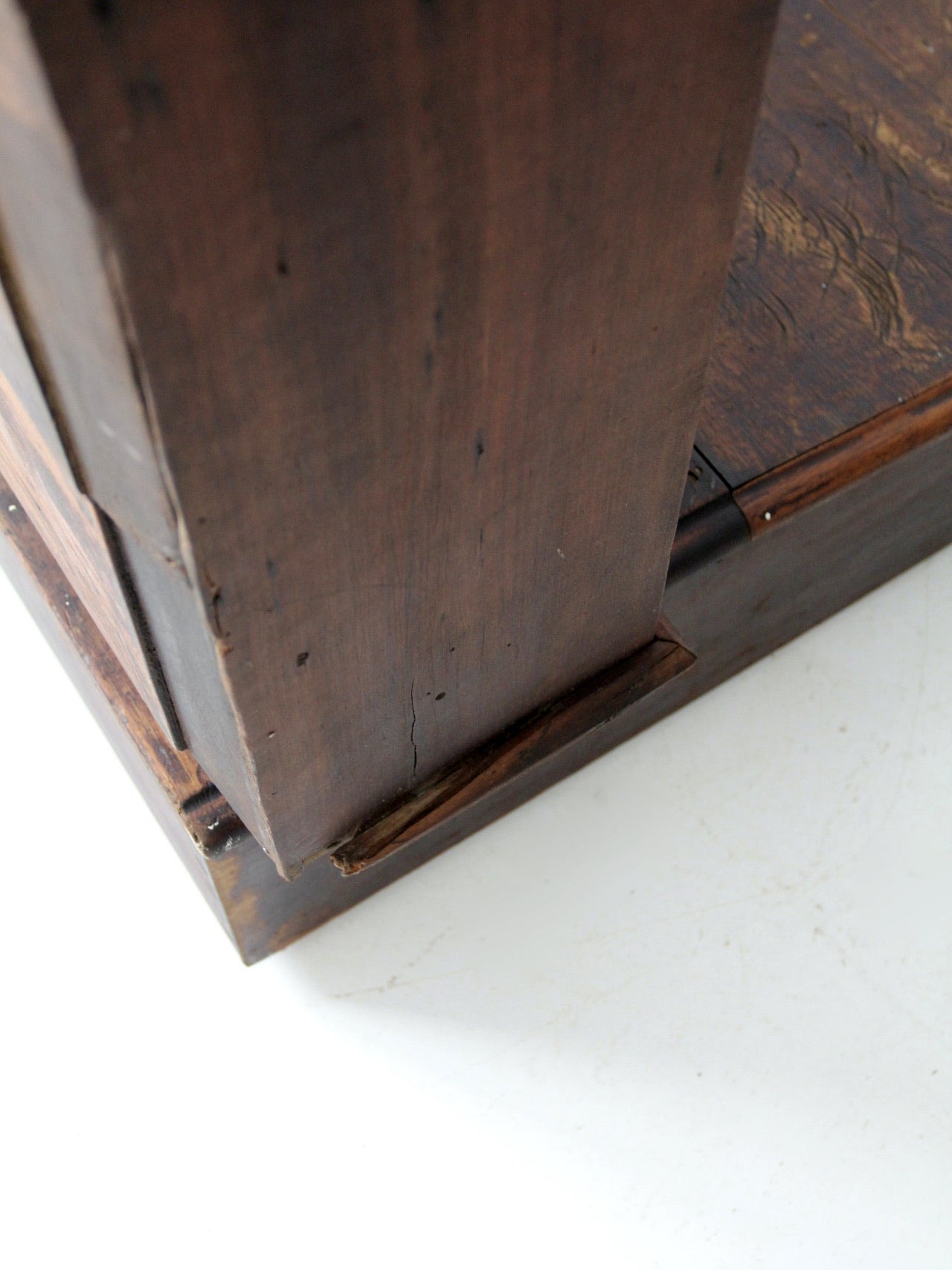 antique train station desktop drawer and file cabinet