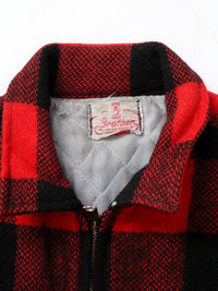 red and black plaid jacket
