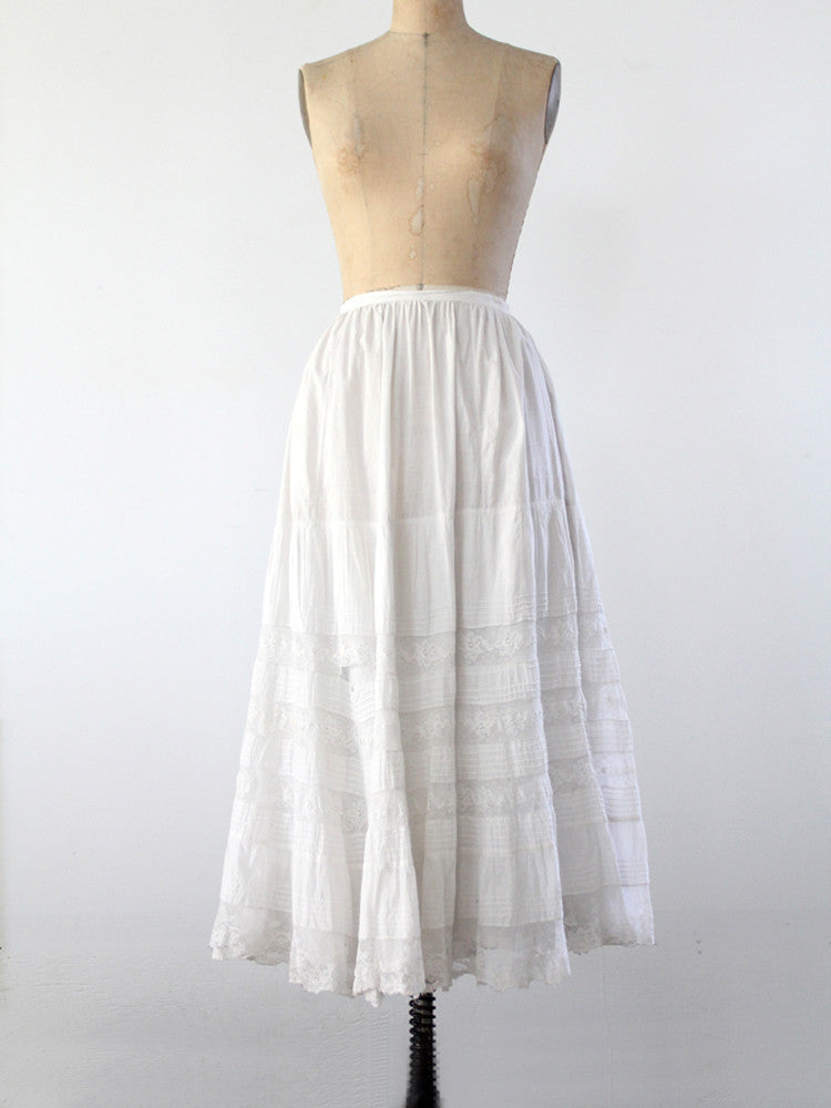 Victorian lace petticoat skirt – 86 Vintage
