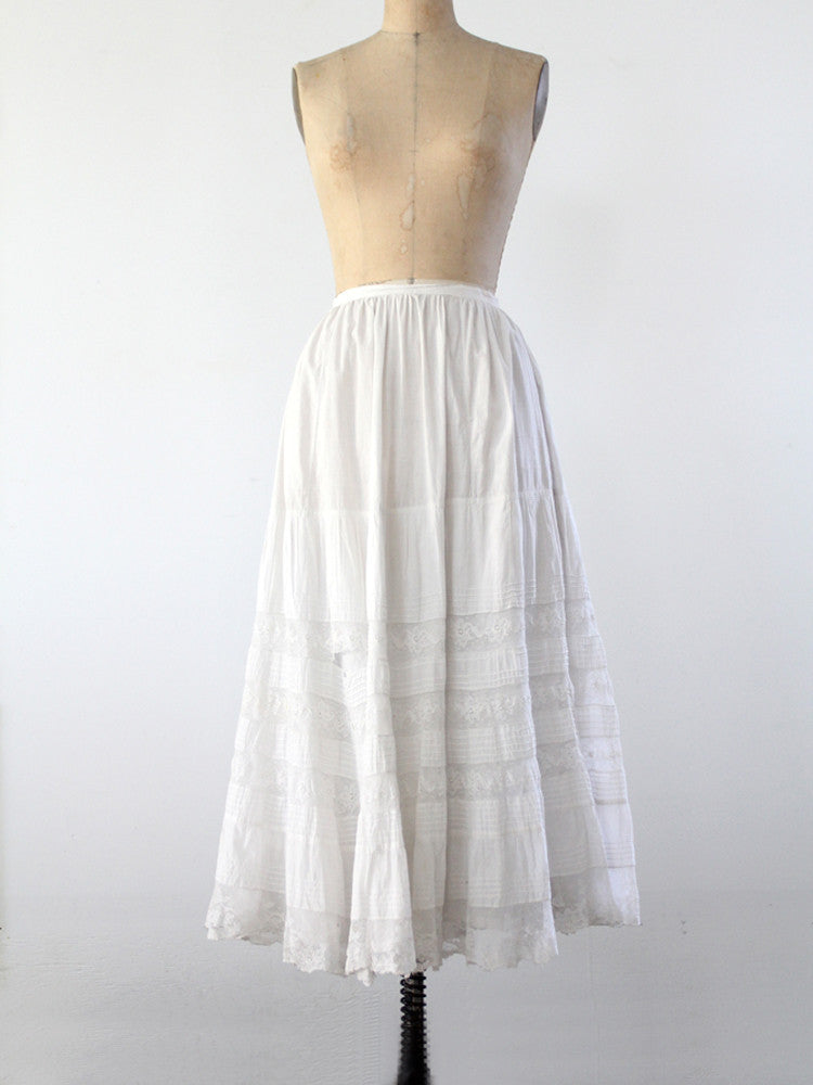 Victorian Lace Petticoat Skirt