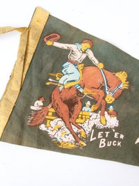 vintage western Texas pendant