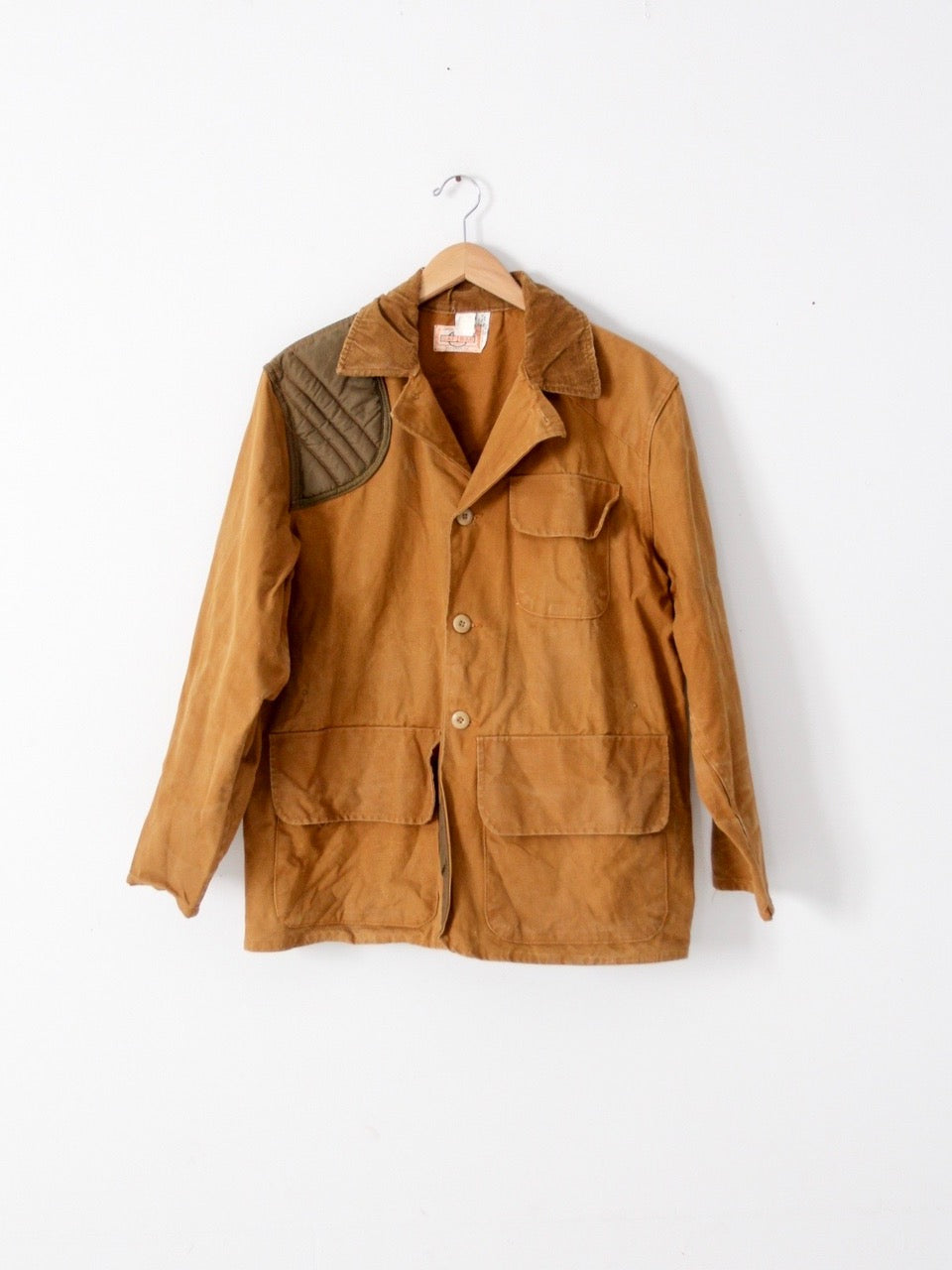 Leather sales hunting jacket
