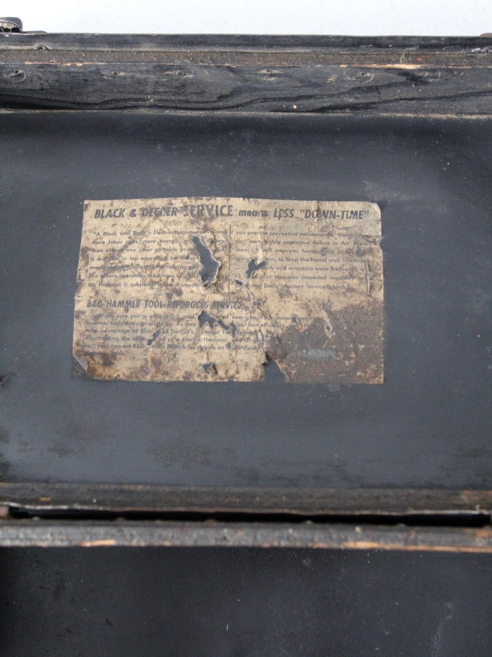 Black & Decker box