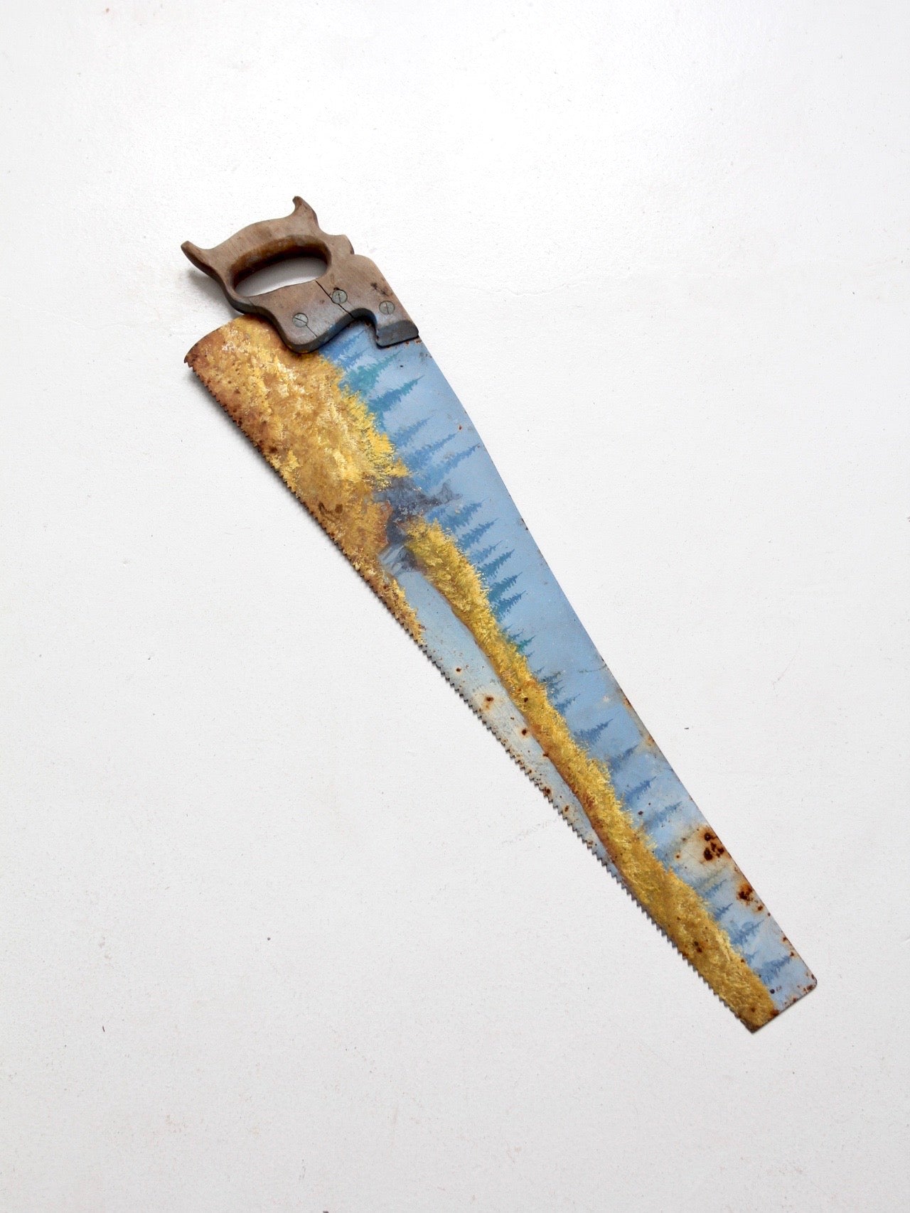 vintage folk art painting