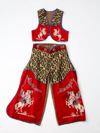 vintage children's chaps