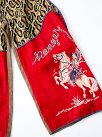 vintage western chaps