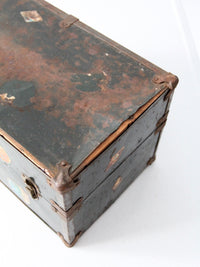 antique metal trunk by JC Penney Co, Mary Lu Playthings