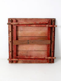 antique wooden folding table