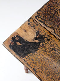 antique wooden folding table