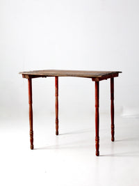 antique wooden folding table