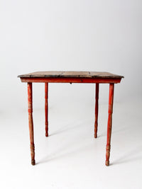 antique wooden folding table