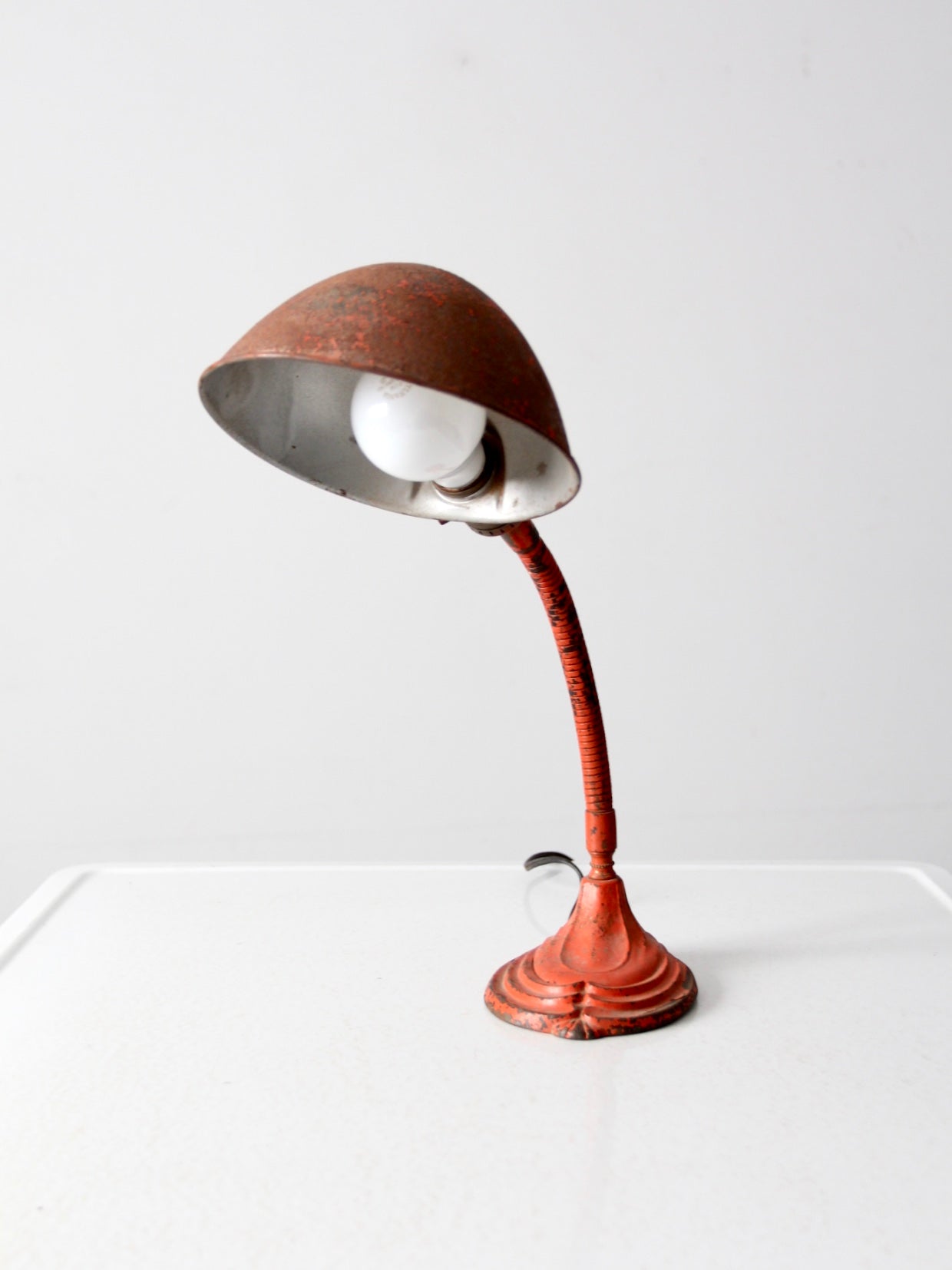 vintage gooseneck desk lamp