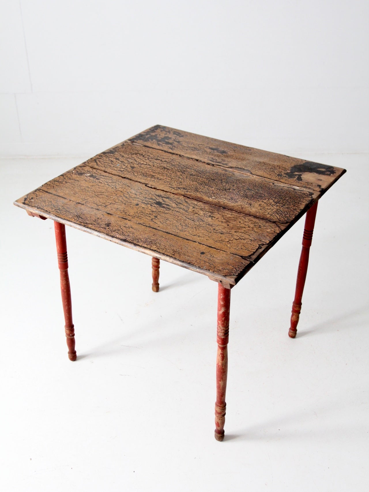 antique wooden folding table