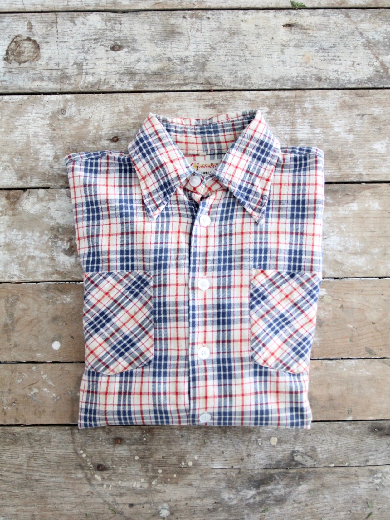 vintage plaid shirt