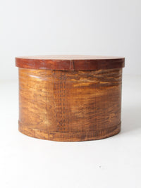 vintage hand-painted bandbox