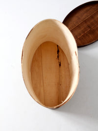 vintage hand-painted bandbox