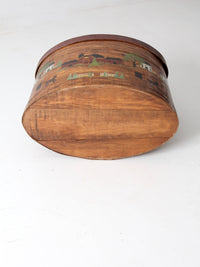 vintage hand-painted bandbox