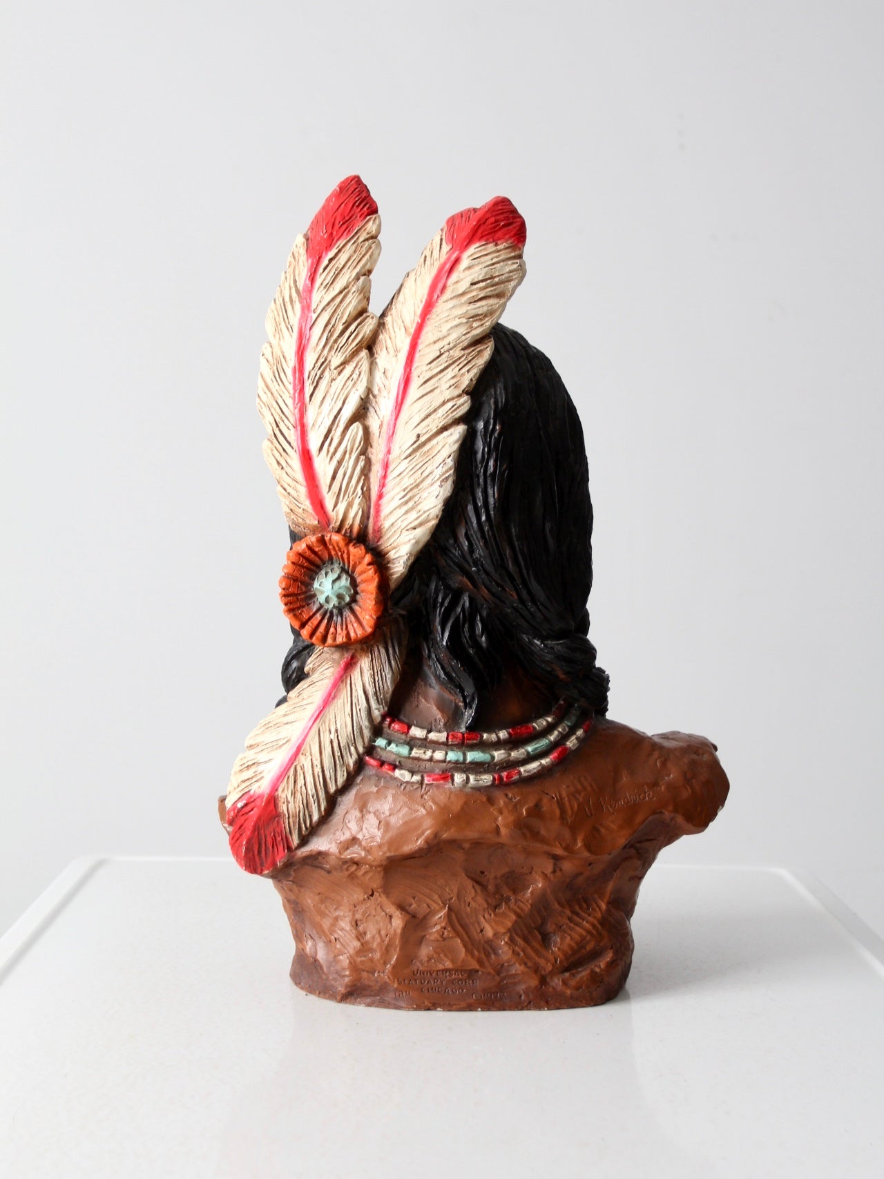 vintage V. Kendrick Native American bust