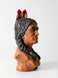 vintage V. Kendrick Native American bust